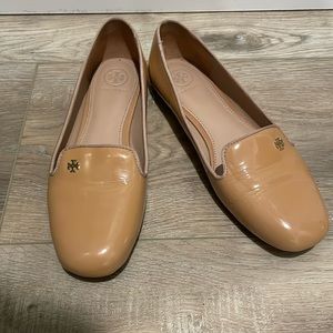 Tory Burch patent leather loafer flats